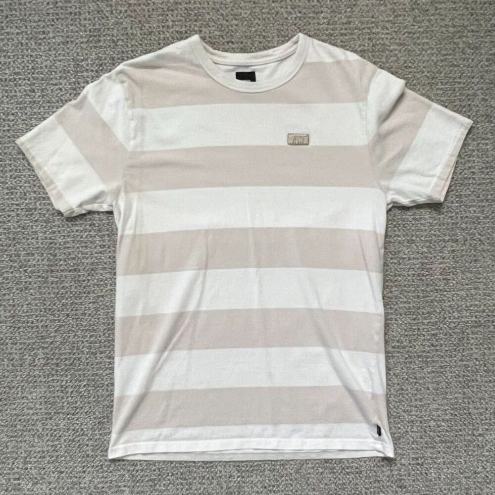 Vans Cream Striped Shirt